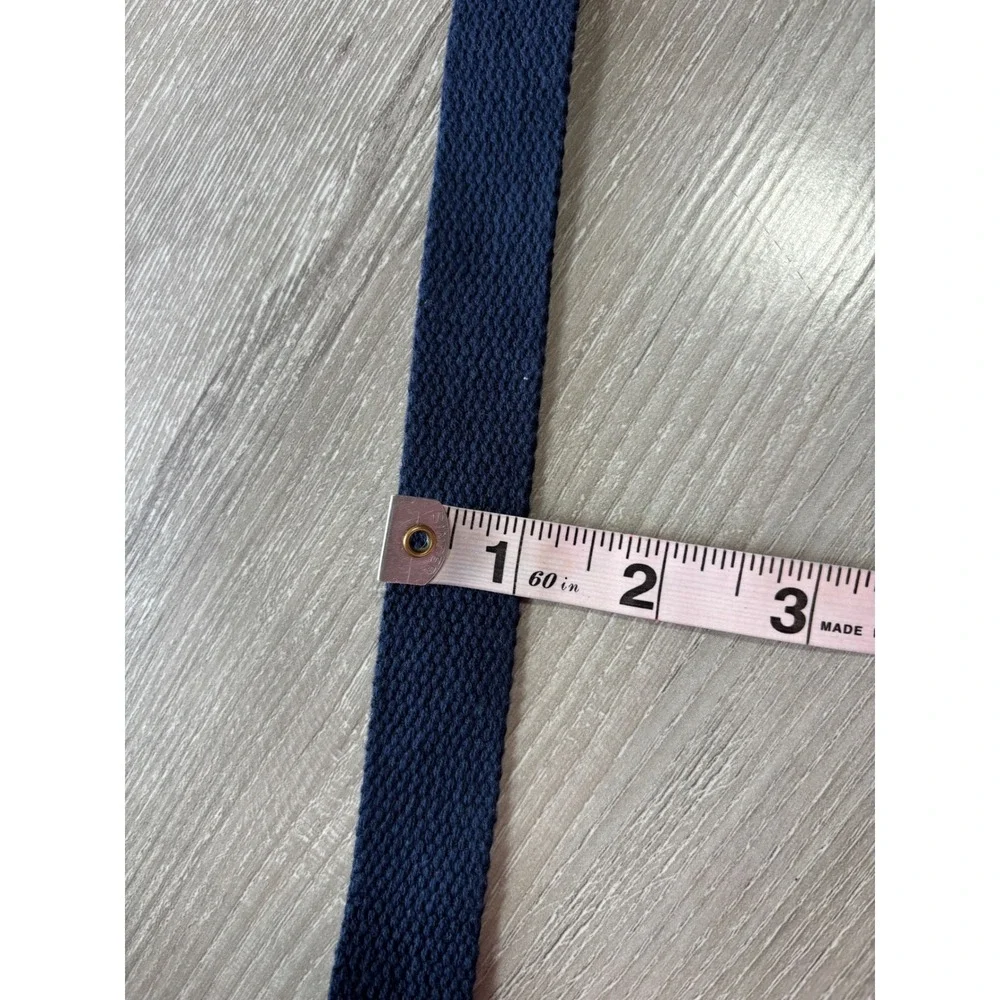 Ralph Lauren Toddler Boys Navy Blue Cotton Webbed D-Ring Belt 24M School Formal